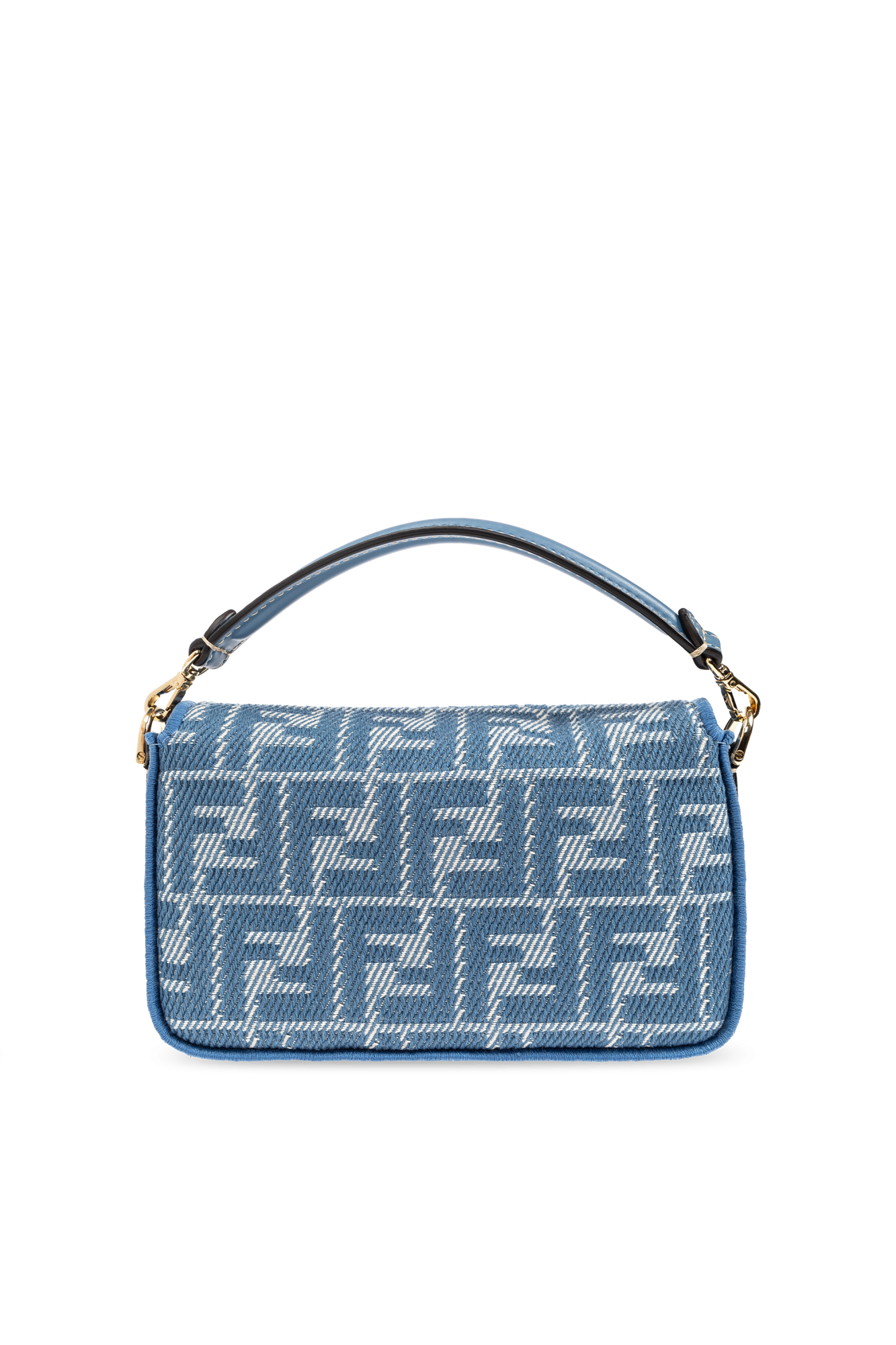 ショルダーバッグ・ポシェット FENDI Woman Mini bag Gnawed Blue 8BS073AUNJF1SKL_01